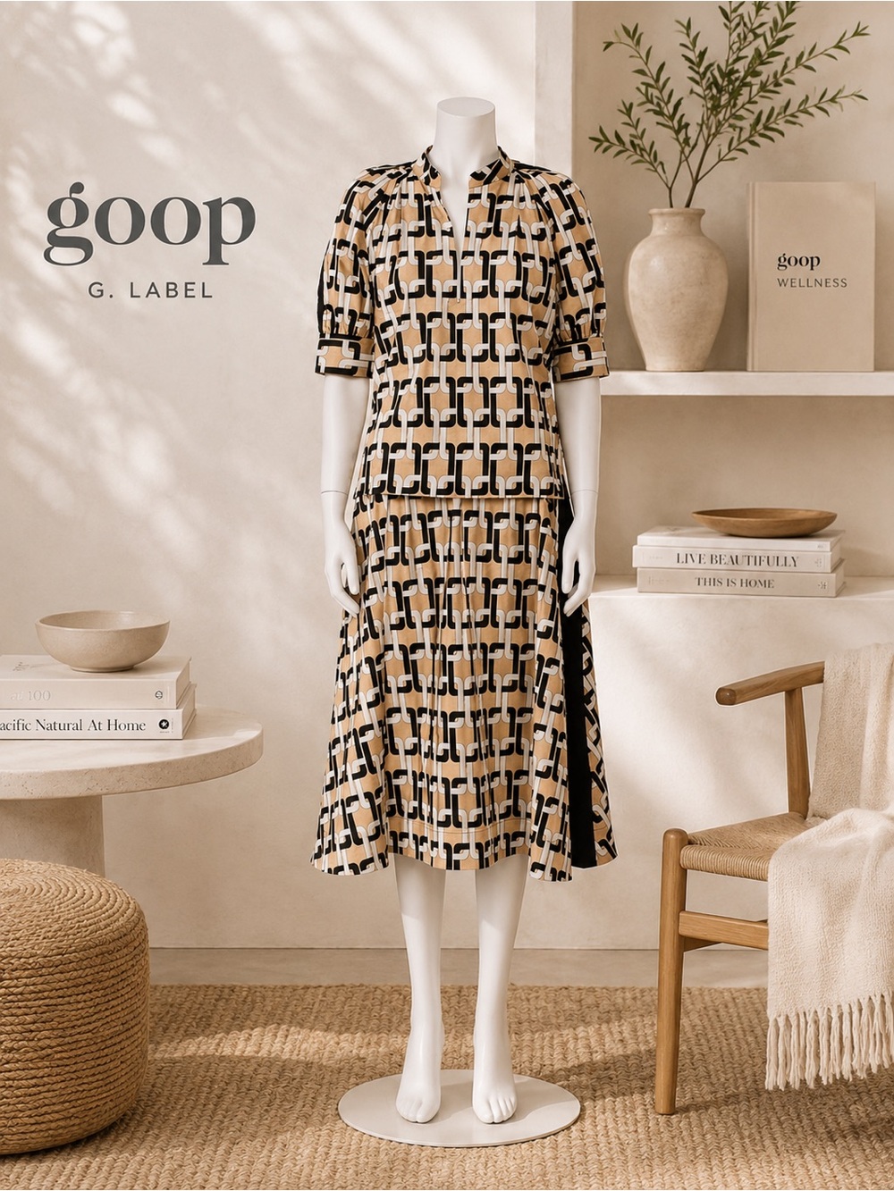 Chic Goop G. Label Two-Piece Skirt Set - Size S